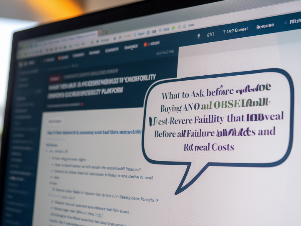 What to ask before buying an ai observability platform: tests that reveal silent failure modes and real costs