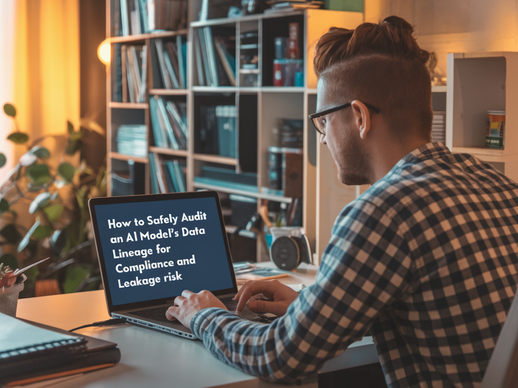 How to safely audit an ai model's data lineage for compliance and leakage risk