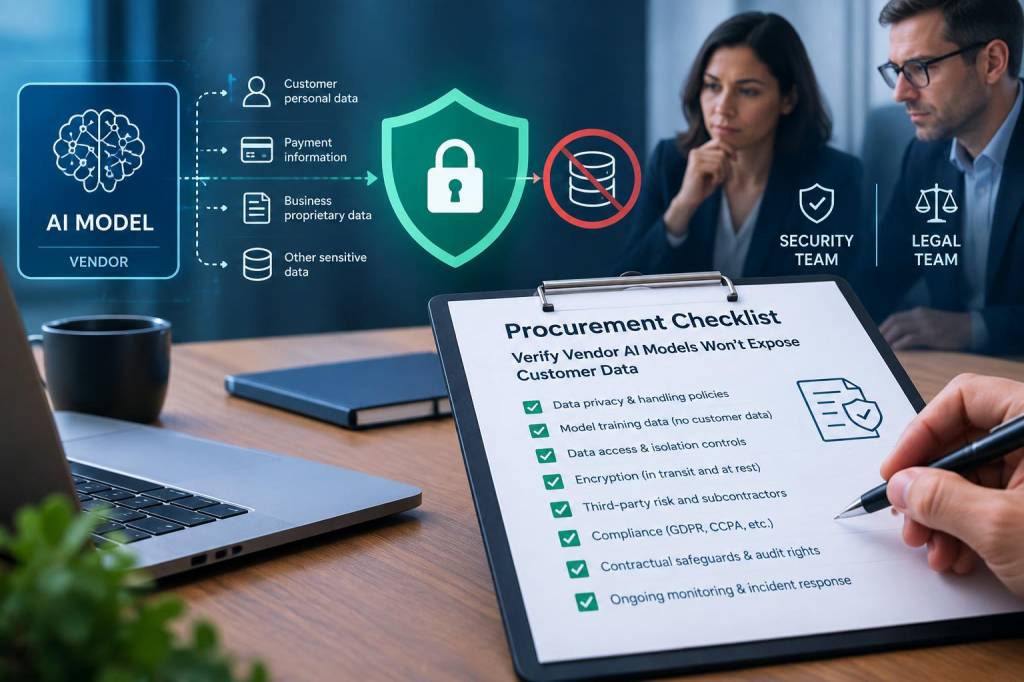How to verify vendor ai models won't expose customer data: a procurement checklist for security and legal teams