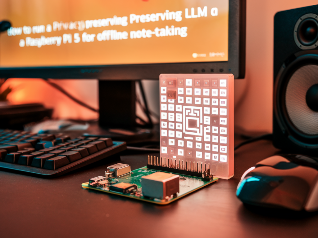 How to run a privacy-preserving llm on a raspberry pi 5 for offline note-taking